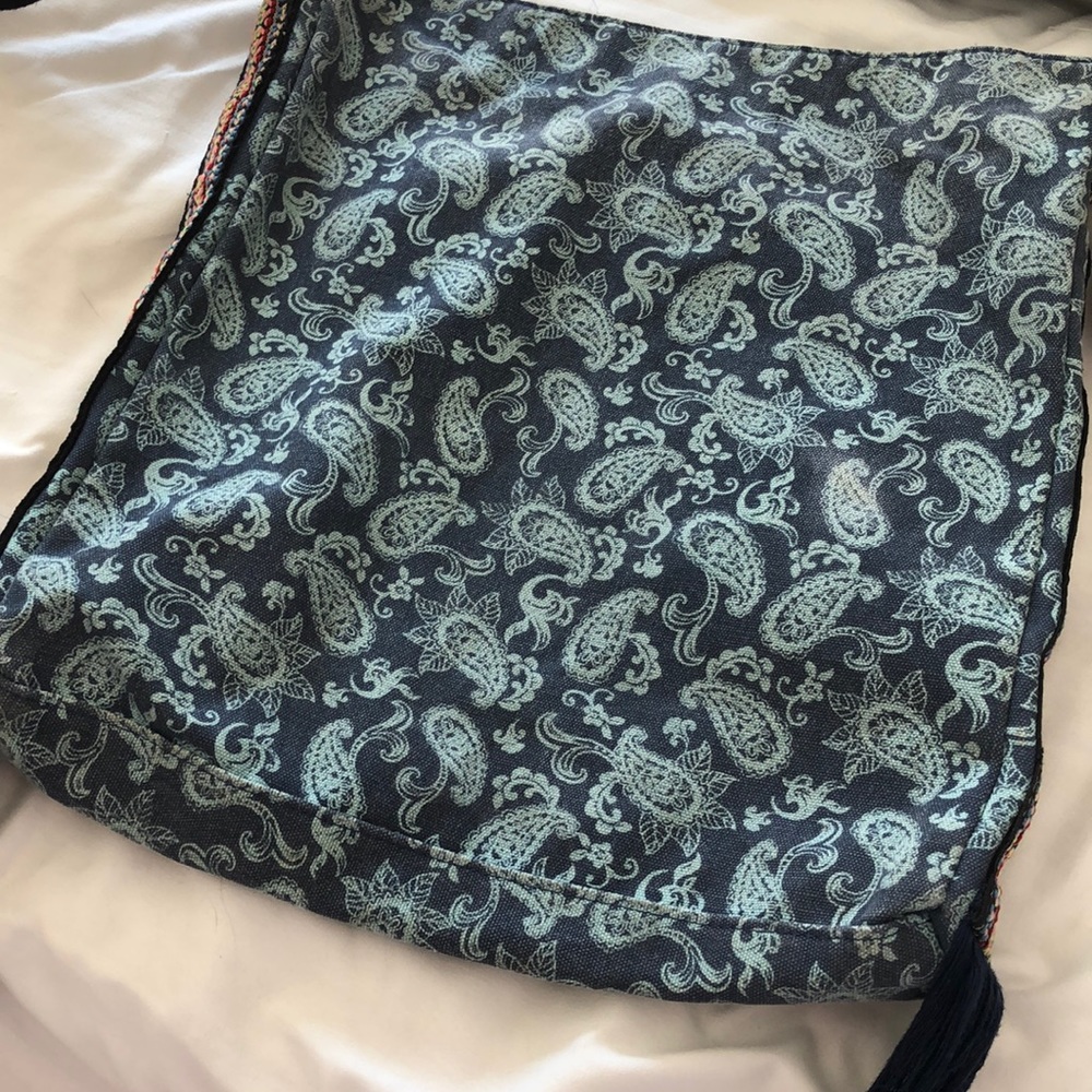 Boho large over the shoulder tote bag